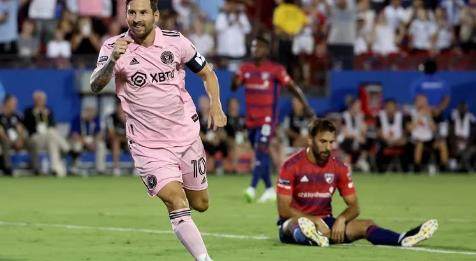 梅西叒2球 4比4平 点球大战5比3 迈阿密国际进8强